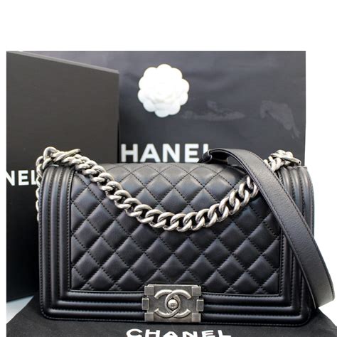 chanel small boy bag black|Chanel Boy Bag Reference Guide .